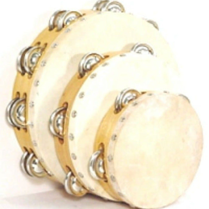 3 Piece Tambourine Set 6-8-10″