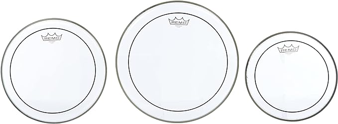 RemoCLEAR PINSTRIPE TOM PACK Drum Heads