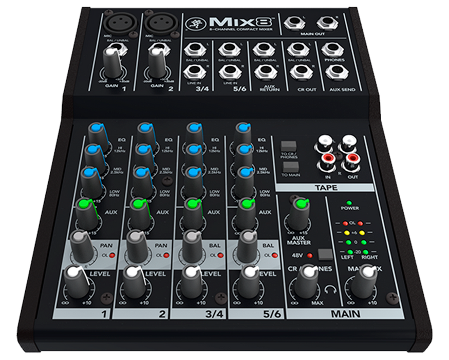 MACKIE Mix8 Analog Mixer