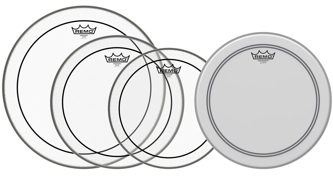 Remo PINSTRIPE PRO PACK Drum Heads