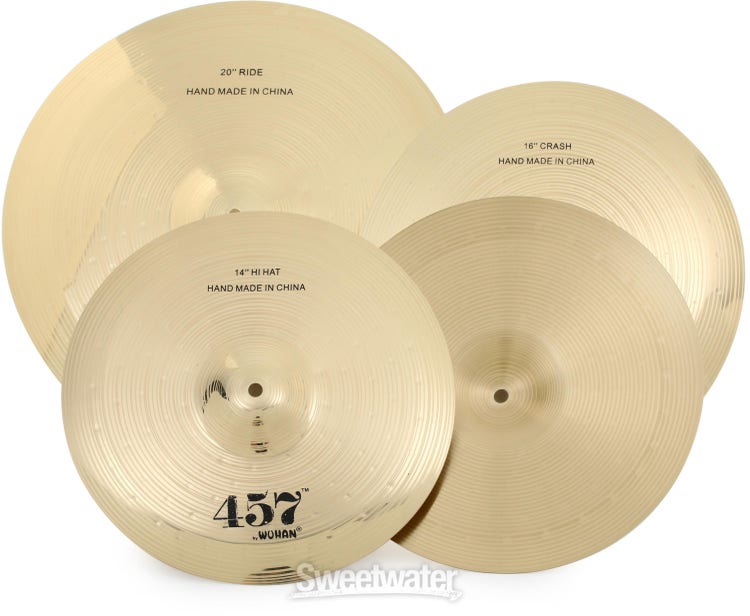 Wuhan 457 Cymbal Set - 14/16/20 inch
