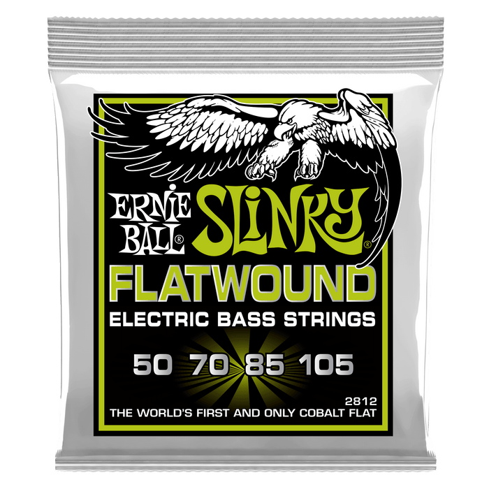 Regular Slinky Flatwound Electric Bass Strings – 50-105 Gauge 2 Pack