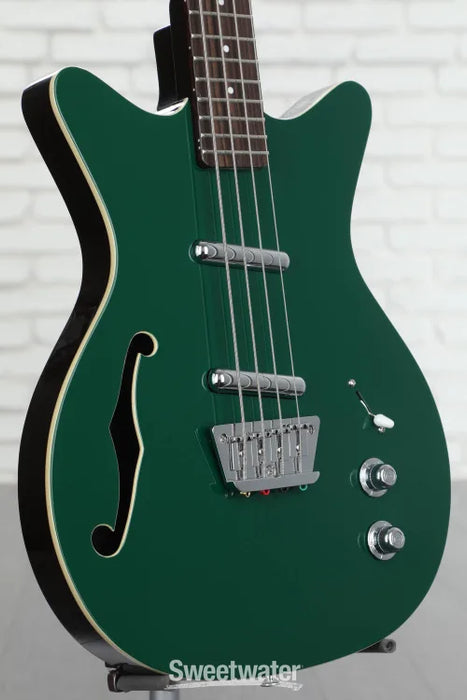 Danelectro Fifty Niner Short-Scale Bass Guitar - Jade Top