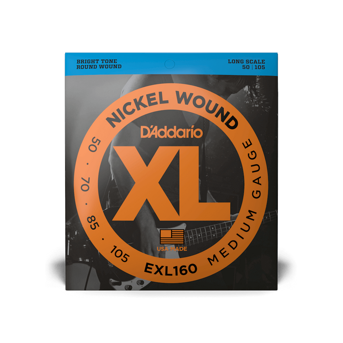 D’addario Long Scale Bass Strings Nickel 2 Pack