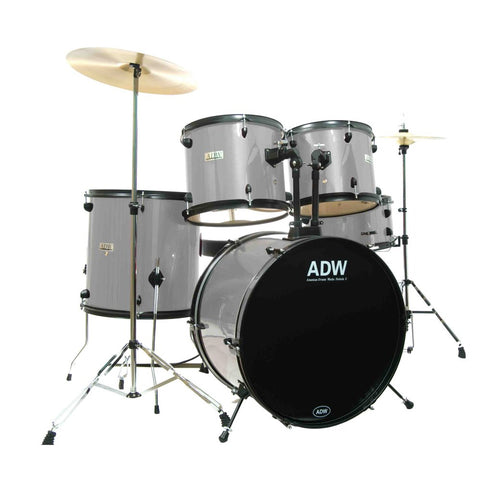 American Drum Works Nebula-5 Piece Drum Set with Hardware and Throne