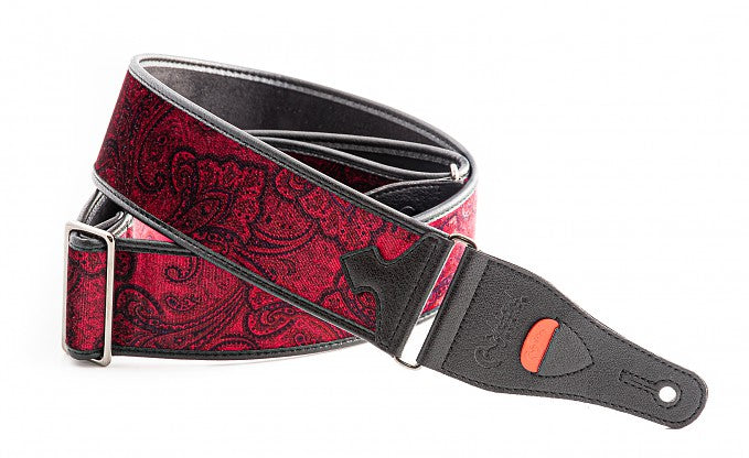 Right On STEADY TALISMAN T PAISLEY VELVET RED