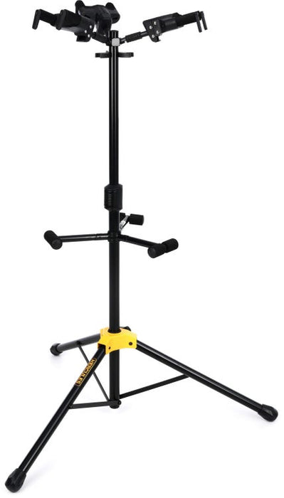 Hercules Stands GS432B PLUS Tri Guitar Stand with Auto Grip System and Foldable Yoke