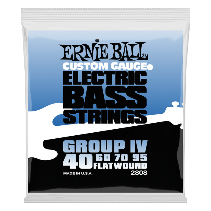 Flatwound Group IV Electric Bass Strings – 40-95 Gauge 2 Pack